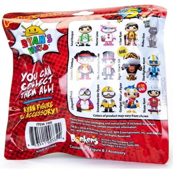 Ryans World Mystery Figure Lot of 3 Random Blind Bags Series 5 NEW Sealed - Picture 3 of 4